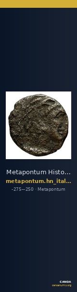 Metapontum Historia Numorum Italy 1690 — CANOA