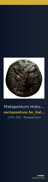 Metapontum Historia Numorum Italy 1691 — CANOA