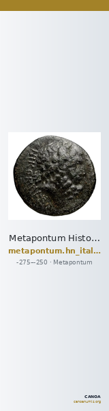 Metapontum Historia Numorum Italy 1693 — CANOA