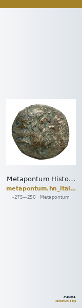 Metapontum Historia Numorum Italy 1697 — CANOA