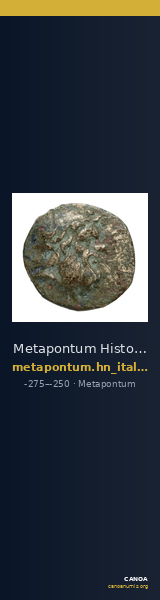 Metapontum Historia Numorum Italy 1697 — CANOA