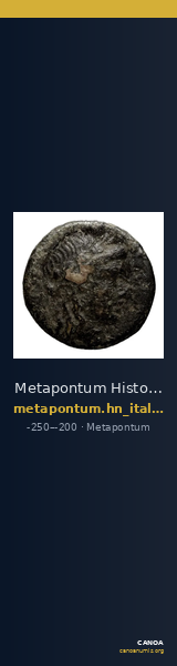 Metapontum Historia Numorum Italy 1702 — CANOA