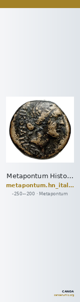 Metapontum Historia Numorum Italy 1709 — CANOA
