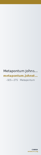 Metapontum Johnston_1989 F21 — CANOA