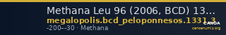 Methana Leu 96 (2006, BCD) 1331.3 — CANOA
