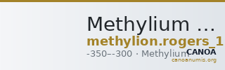 Methylium Rogers 1932 404-5 — CANOA