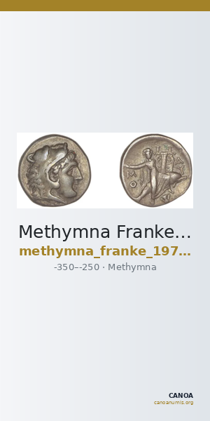 Methymna Franke 1975 16 — CANOA