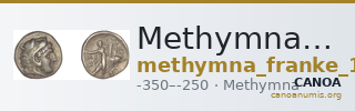 Methymna Franke 1975 16 — CANOA