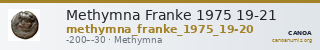 Methymna Franke 1975 19-21 — CANOA
