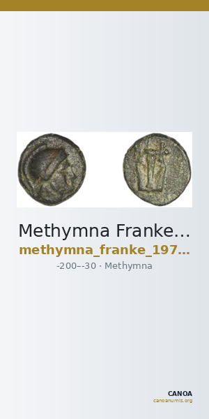 Methymna Franke 1975 21 — CANOA