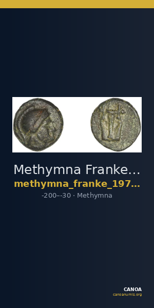 Methymna Franke 1975 21 — CANOA