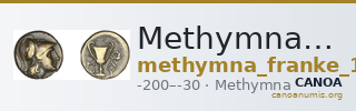 Methymna Franke 1975 22 — CANOA