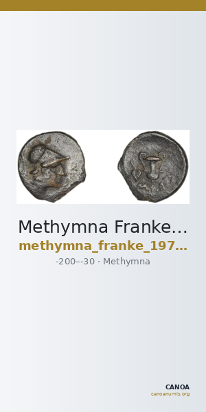 Methymna Franke 1975 26 — CANOA