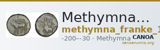 Methymna Franke 1975 28 — CANOA