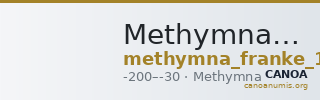 Methymna Franke 1975 29 — CANOA