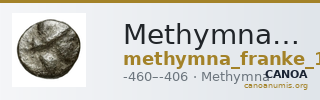 Methymna Franke 1975 8 — CANOA