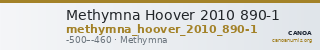 Methymna Hoover 2010 890-1 — CANOA