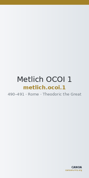 Metlich OCOI 1 — CANOA