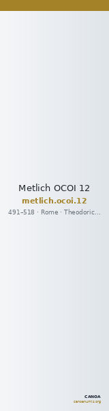 Metlich OCOI 12 — CANOA