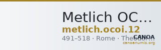 Metlich OCOI 12 — CANOA