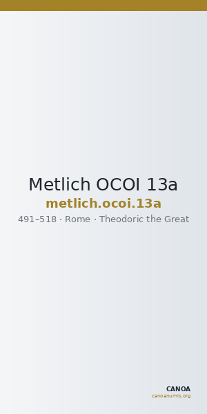 Metlich OCOI 13a — CANOA