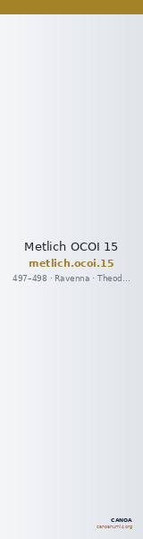 Metlich OCOI 15 — CANOA