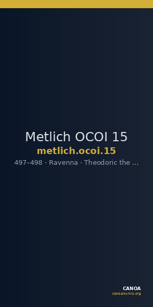 Metlich OCOI 15 — CANOA
