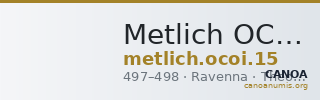 Metlich OCOI 15 — CANOA