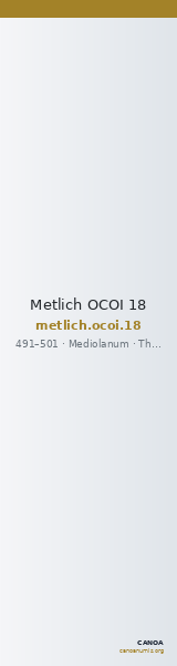Metlich OCOI 18 — CANOA