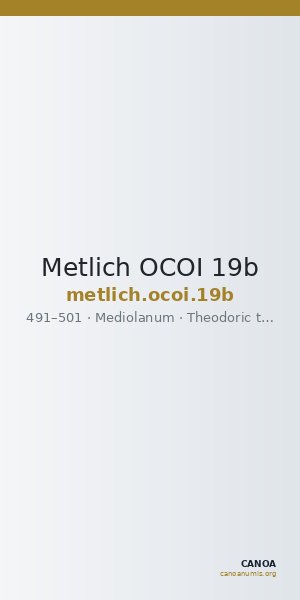 Metlich OCOI 19b — CANOA
