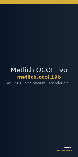 Metlich OCOI 19b — CANOA