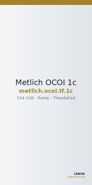 Metlich OCOI 1c — CANOA