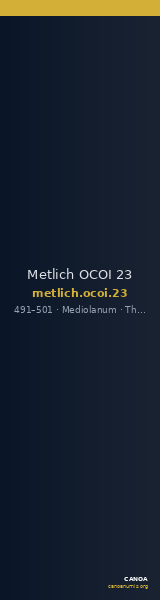 Metlich OCOI 23 — CANOA