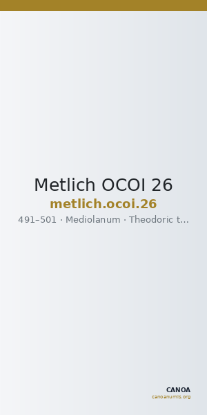 Metlich OCOI 26 — CANOA