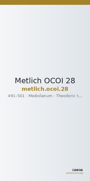 Metlich OCOI 28 — CANOA