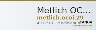 Metlich OCOI 29 — CANOA