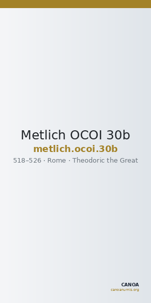 Metlich OCOI 30b — CANOA