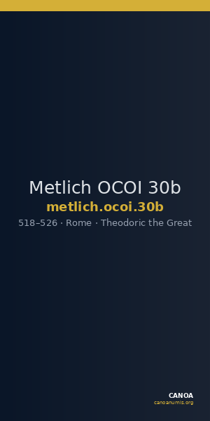 Metlich OCOI 30b — CANOA