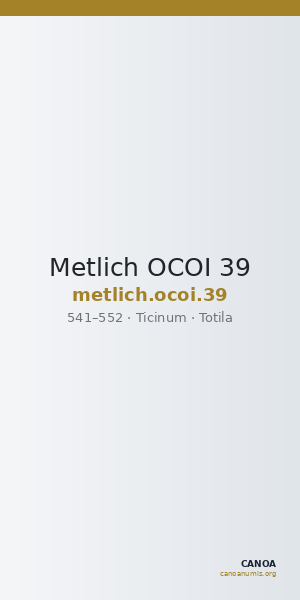 Metlich OCOI 39 — CANOA