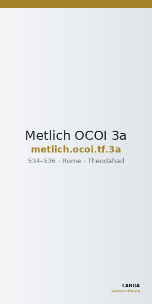 Metlich OCOI 3a — CANOA