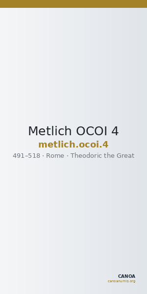 Metlich OCOI 4 — CANOA