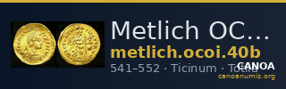Metlich OCOI 40b — CANOA