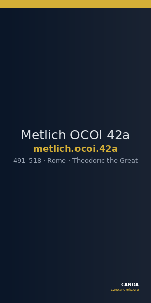 Metlich OCOI 42a — CANOA