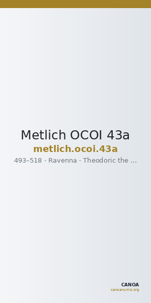 Metlich OCOI 43a — CANOA