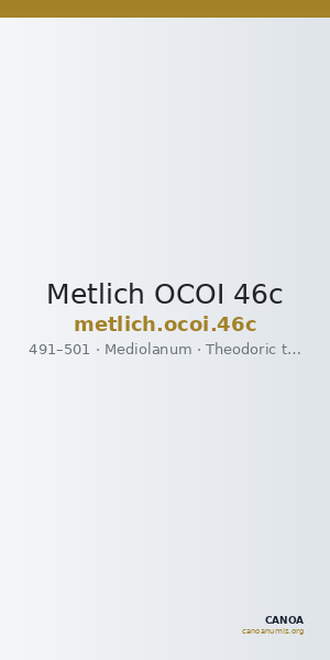 Metlich OCOI 46c — CANOA