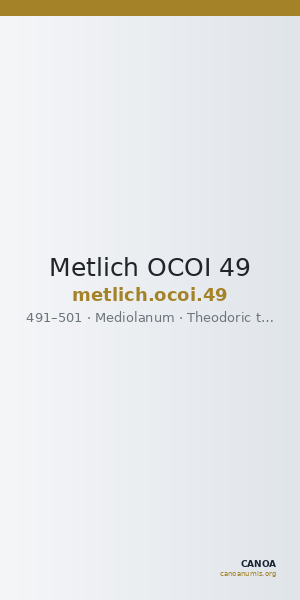 Metlich OCOI 49 — CANOA