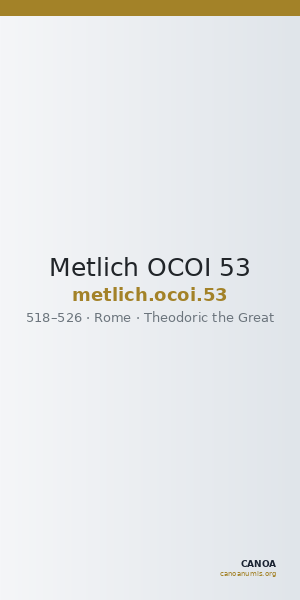 Metlich OCOI 53 — CANOA