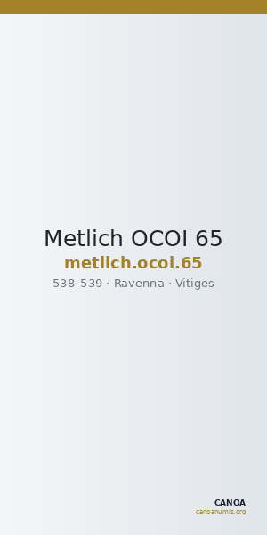Metlich OCOI 65 — CANOA
