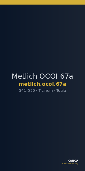Metlich OCOI 67a — CANOA