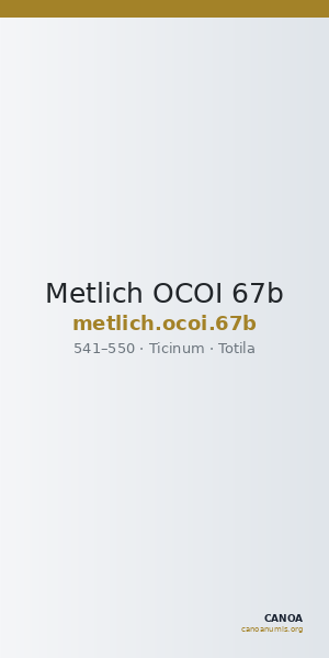 Metlich OCOI 67b — CANOA